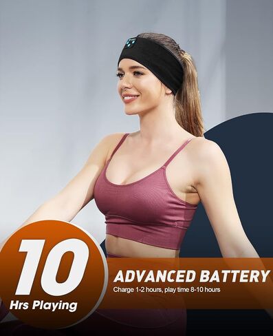 Wireless Sleep Headphones-Bluetooth Headband-Sleeping Headphones-Sleep Headband Headphones for Side Sleeper, Elastic Music Headband Cozy Wireless Eye Mask Tech Gadgets for Women Men in Kuwait
