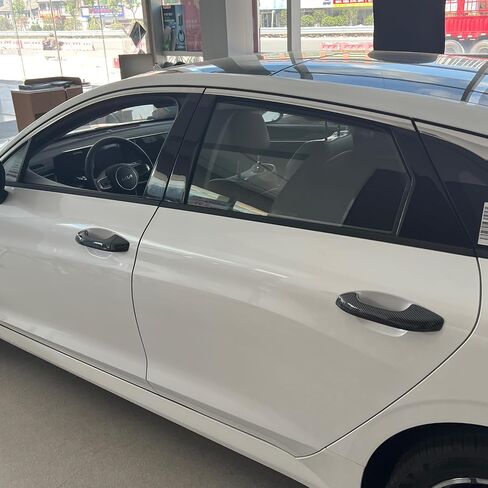 YINGTUU for Kia K5 2020 2021 2022 2023 2024 2025 ملحقات غطاء مقبض باب السيارة زخارف رياضية حماية خارجية من ألياف الكربون مع فتحة مفتاح ذكية in Kuwait