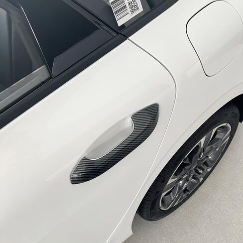 YINGTUU for Kia K5 2020 2021 2022 2023 2024 2025 ملحقات غطاء مقبض باب السيارة زخارف رياضية حماية خارجية من ألياف الكربون مع فتحة مفتاح ذكية in Kuwait