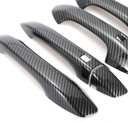 YINGTUU for Kia K5 2020 2021 2022 2023 2024 2025 ملحقات غطاء مقبض باب السيارة زخارف رياضية حماية خارجية من ألياف الكربون مع فتحة مفتاح ذكية in Kuwait