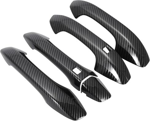 YINGTUU for Kia K5 2020 2021 2022 2023 2024 2025 ملحقات غطاء مقبض باب السيارة زخارف رياضية حماية خارجية من ألياف الكربون مع فتحة مفتاح ذكية in Kuwait