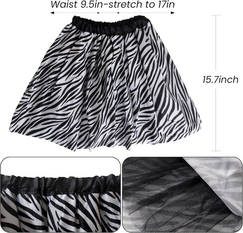 Wildarms 4-Pcs Animal Costume Set for Women - Costume Kit with Headband, Bow Tie, Tutu Skirt for Halloween Party, Cosplay in Saudi Arabia