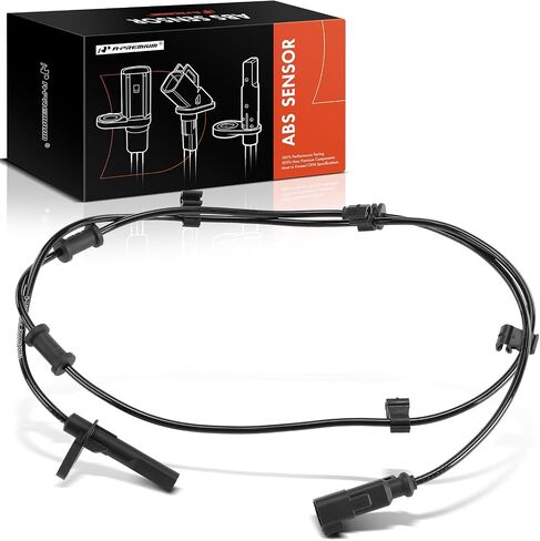 مستشعر سرعة العجلات A-Premium ABS متوافق مع موديلات Ram - 3500 2013-2018 الكابينة والهيكل - جانب السائق الأيسر الخلفي، استبدال # 4779995AD in Saudi Arabia