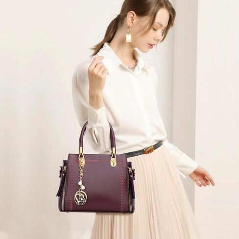 حقائب يد وحقائب يد نسائية عصرية من KKXIU مصنوعة من الجلد النباتي بمقبض علوي وحقيبة كتف عبر الجسم in Kuwait