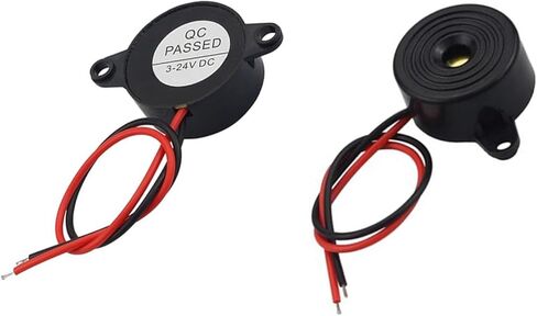 5PCS SFM-20B DC3-24V 3-24V Piezo Electronic Buzzer Alarm 95DB Continuous Sound Beeper in Saudi Arabia