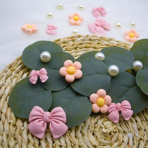 16Pcs Bow Flower Shoe Charms for Women Shoes Accessories for Clog Sandals/Slippers/Bracelet in Kuwait