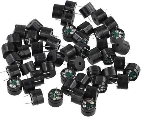 50PCS Universal Passive Buzzer Electromagnetic Impedance 16 Ohms Passive Buzzer Alarm Sounder Speaker Buzzer in Saudi Arabia