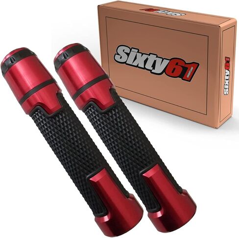 Gel Hand Grips Compatible with Yamaha R6 Black and Red 2006-2020 Comfort Racing in Kuwait