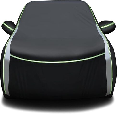 Cartist Car Cover Fits for Jeep Wrangler JK JL 4 Door 2007-2023 2024 2025 Accessories All Weather Car Covers Outdoor Waterproof UV Protection with Zipper in Kuwait