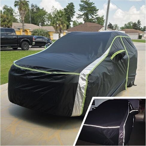 Cartist Car Cover Fits for Jeep Wrangler JK JL 4 Door 2007-2023 2024 2025 Accessories All Weather Car Covers Outdoor Waterproof UV Protection with Zipper in Saudi Arabia