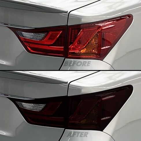 لون دخان الفينيل مسبق القطع من SlickMod لسيارة Lexus GS 2013-2015 (5. إشارة الانعطاف، أحمر) in Saudi Arabia