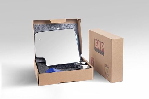 EAP Driver Side Mirror Glass Compatible with Chevrolet Silverado 1500 2019-2025, Silverado 2500 3500 2020-2025, GMC Sierra 1500 2006-2018, Sierra 2500 3500 2020-2025, Heated With Blind Spot, Upper in Saudi Arabia