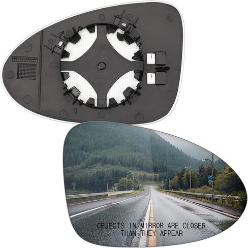 Passenger Side Mirror Replacement for Porsche Macan 95B 2015 2016 2017 2018 2019 2020 2021 2022 2023 - Right Side Mirror Glass, Rear View Mirrors Glass with Power Heated in Saudi Arabia