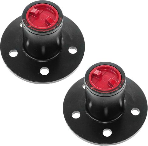 TRQ 2 Piece Locking Hub Set Manual Compatible with 1984-1989 Ford Bronco II 1991-1994 Explorer 1983-1990 Ranger 1994-1996 Mazda B3000 1994-1997 B4000 Navajo in Saudi Arabia