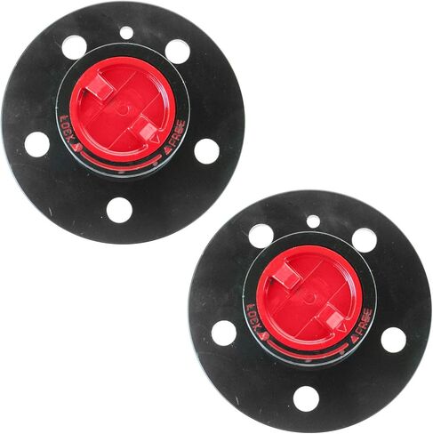 TRQ 2 Piece Locking Hub Set Manual Compatible with 1984-1989 Ford Bronco II 1991-1994 Explorer 1983-1990 Ranger 1994-1996 Mazda B3000 1994-1997 B4000 Navajo in Saudi Arabia