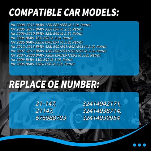 مضخة توجيه كهربائية متوافقة مع 2000-2006 BMW 325Ci 325i 328Ci 330Ci 2.5L 2.8L 3.0L 21-5350 in Saudi Arabia