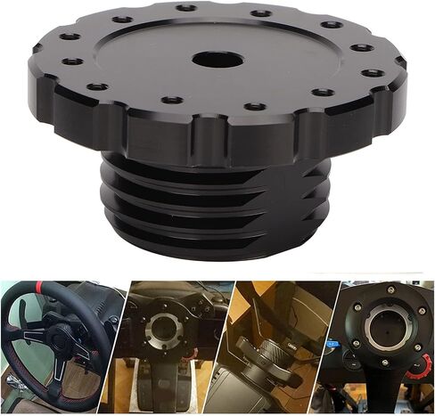 EVGATSAUTO Sim Racing Gaming Steering Wheel Adapter Upgrade for T500, T300, TS PC Wheel Systems with, Sparco, Luisi, NRG Compatible (Red) in Saudi Arabia
