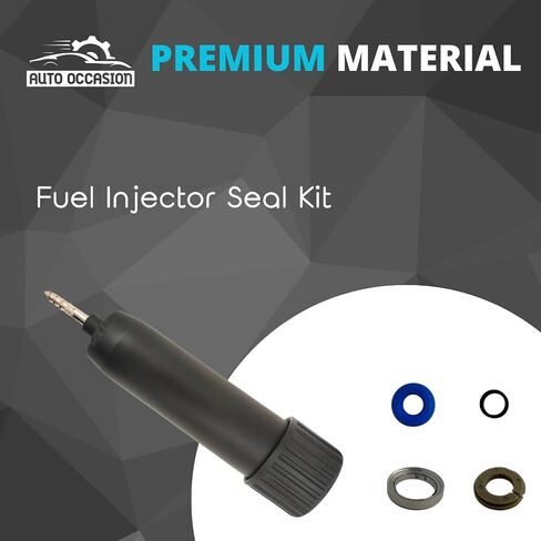 Fuel Injector Seal Kit Compatible with 2015 For GMC Acadia Denali, SLE, SLT 3.6L V6 - Gas 2012 For Buick Enclave Base 3.6L V6 - Gas Replace 12663380 6 Pack in Saudi Arabia