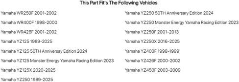 فلتر هواء Tusk First Line لـ Yamaha YZ125 Monster Energy Yamaha Racing Edition 2023 in Saudi Arabia