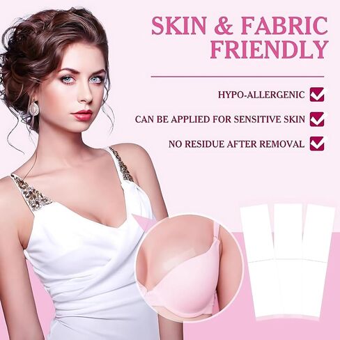 150 Strips Clothing Tape, Body Tape for Skin, Double-Sided Fabric Tape, Dress Tape in Saudi Arabia