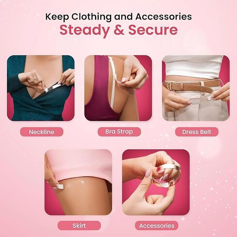 150 Strips Clothing Tape, Body Tape for Skin, Double-Sided Fabric Tape, Dress Tape in Saudi Arabia