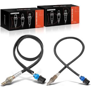 A-Premium O2 Oxygen Sensor Compatible with Mitsubishi Galant 2004-2011 2.4L, Eclipse 2006 2007 2008 2009 2010 2011 2012 2.4L 4G69, Downstream, 2-PC Set, Replace# MD313819 in Kuwait