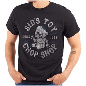 تي شيرت برسومات متجر Sid's Toy Chop | تي شيرت مخيف مستوحى من الرعب المخيف للرجال والنساء in Kuwait