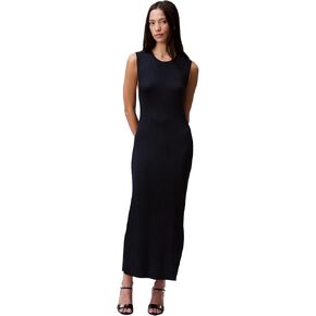 Calvin Klein Women's Viscose Ribbed Maxi Dress in Saudi Arabia
