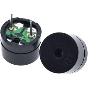 10pcs 12MM*8.5MM 12085 16R Resistance Universal Passive Buzzer electromagnetic impedance 16 ohms AC / 2KHz 3V 5V 12V in Saudi Arabia