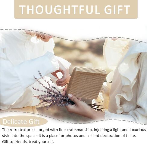 إطار صورة عتيق مقاس 3.5 × 5.5 بتصميمات عتيقة مع الراتنج والزجاج عالي الدقة، وعرض سطح الطاولة وديكور منزلي معلق على الحائط (القوس الذهبي) in Kuwait