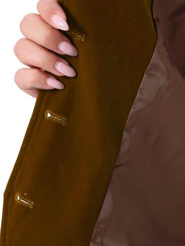 Agnes Orinda Plus Size Vests for Women Waistcoat Steampunk Velvet Sleeveless Button Down V Neck Suit Vests in Saudi Arabia