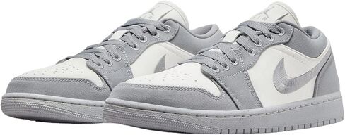 NIKE Air Jordan 1 Low Women's Shoes (DC0774-120, White/Particle Beige/Light Bone) Size 11.5 in Saudi Arabia