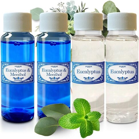 عطر مركز بوزن 2.0 أونصة سائلة من الأوكالبتوس والمنثول قوس قزح متوافق مع سيرينا أو مكانس المياه أو الهيلا أو الناشرات، غير مصنوع من قوس قزح in Kuwait