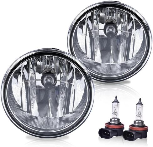 مصابيح الضباب PIT66 متوافقة مع Ford Explorer 2006-2010 W/عدسة مستطيلة/تناسب Ford Explorer Sport Trac 2008-2010 W/عدسة مستطيلة هالوجين المصد الأمامي ضوء الضباب عدسة شفافة in Saudi Arabia