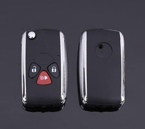 KEMANI 3 Button Modified Flip Folding Remote Key Shell Case Refit for Toyota Scion tC xB Matrix Yaris Venza Fob Replacement Uncut in Saudi Arabia