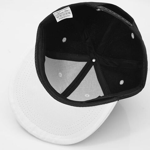 Snapback Hat Flat Bill Visor Hats Adjustable Hip Hop Baseball Cap for Women Men in Saudi Arabia