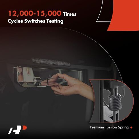 مقبض الباب الخلفي الممتاز A-مقبض مزلاج الباب الخلفي متوافق مع Honda Odyssey 1999-2004، أسود معبأ، استبدال # 74810-S0X-A11ZK in Saudi Arabia