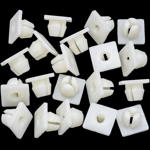 Rexka 20 pcs Headlight Bezel Nuts Fit 5/16 Hole #8 Screw Size Compatible with GM 14013246 Buick Cadillac Chevrolet Oldsmobile Pontiac in Saudi Arabia
