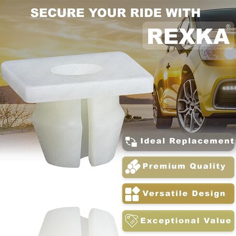 Rexka 20 pcs Headlight Bezel Nuts Fit 5/16 Hole #8 Screw Size Compatible with GM 14013246 Buick Cadillac Chevrolet Oldsmobile Pontiac in Saudi Arabia