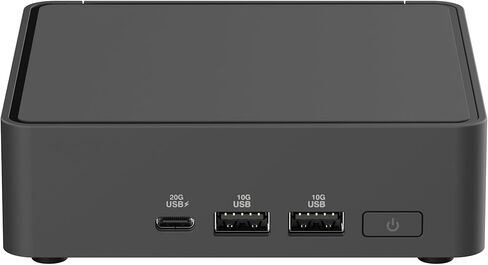 ASUS NUC 15 Pro Tall Barebones Mini PC with Intel Series 2 Core Ultra 5 225H, up to 96GB DDR5 RAM, Dual Storage, Thunderbolt™ 4, Wi-Fi 7 & Bluetooth 5.4, Toolless Chassis Access, VESA Mount Included in Saudi Arabia
