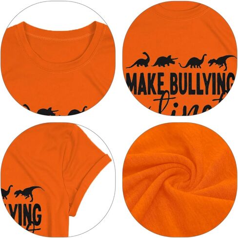 Unity Day Orange Shirts for Teen Girls or Boys Bullying Make Extinct T-Shirt Youth No Bullying Tee in Saudi Arabia