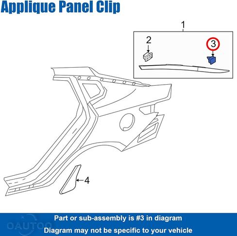OAUTOO 25pcs Deck Lid Finish Panel Retainer Exterior Molding Clip 85818-37000 for Hyundai Accent Elantra Genesis Santa Fe Tucson Veracruz Kia Rio Optima 1999-On in Saudi Arabia