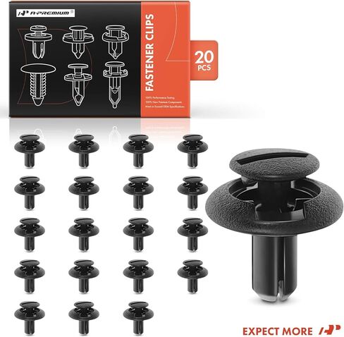 A-Premium 20 PCS Nylon Air Cleaner Inlet Duct Car Retainer Fastener Push Pin Clips Compatible with Subaru Outback, Forester, Impreza, CrossTrek, Legacy, XV Crosstrek, Ascent, Tribeca, WRX STI - (7mm) in Saudi Arabia