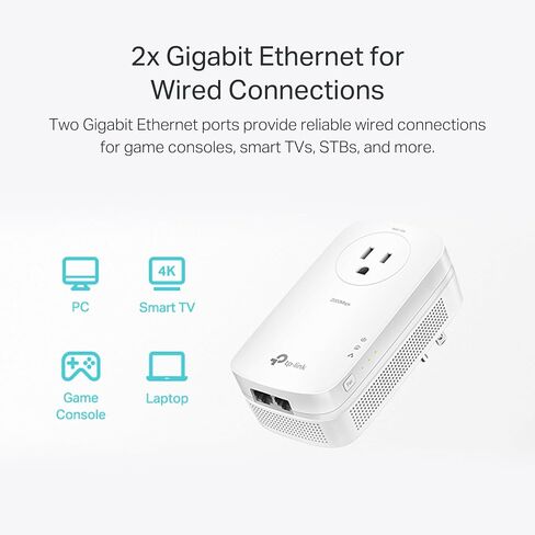 TP-Link Powerline Wi-Fi 6 Extender TL-WPA7817-يشمل AV1000 Powerline Ethernet Adapter و AX1500 Dual-Band Wi-Fi Extender-Gigabit Ethernet Port-EasyMesh Compatible-Slip و Pair and Play in Kuwait
