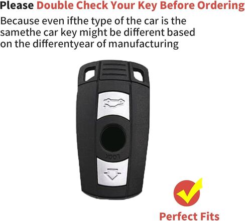 قطعتان من غطاء مفتاح BMW Key Fob من مادة TPU غطاء مفتاح السيارة متوافق مع BMW 1 3 5 Series E90 E92 E93 X5 X6 Z4 E90 مفتاح دخول ذكي بدون مفتاح (أبيض أرجواني) in Kuwait