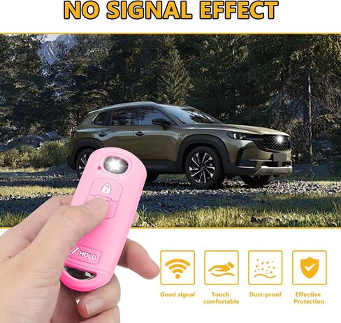 غطاء مفتاح سيارة FT Funtor لمازدا، 3 أزرار غطاء مفتاح بعيد متوافق مع Mazda 3 6 CX-3 CX-5 CX-7 CX-9 (أسود + أسود أحمر، 3 أزرار) in Kuwait