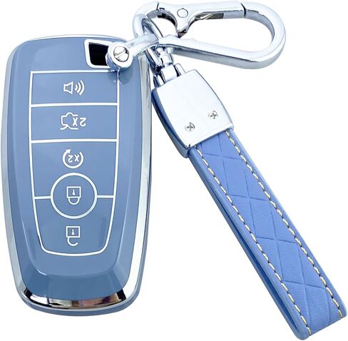 Key Fob Cover Case Compatible with Ford F150 F250 F350 F450 F550 Explorer Mustang Fusion Escape Edge Lincoln in Saudi Arabia