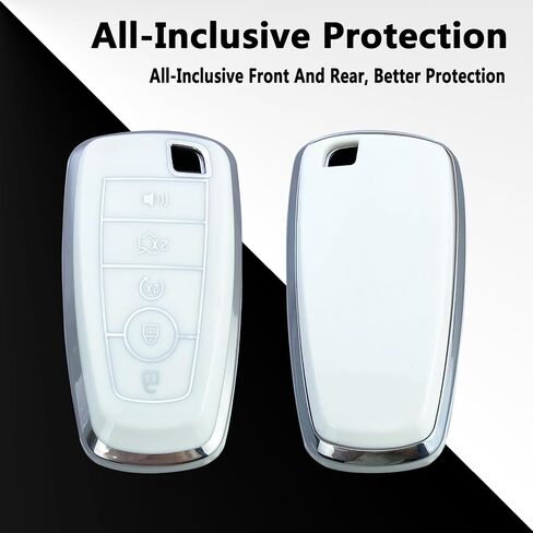 Key Fob Cover Case Compatible with Ford F150 F250 F350 F450 F550 Explorer Mustang Fusion Escape Edge Lincoln in Saudi Arabia