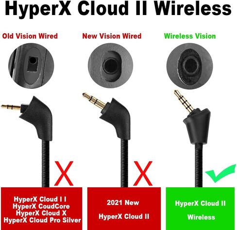 ميكروفون MIC Game البديل لـ Post-2011 الإصدار الثاني من Kingston Hyperx Cloud 2 Gaming Headets ، 3.5 MM Jack (إصدار جديد) in Kuwait