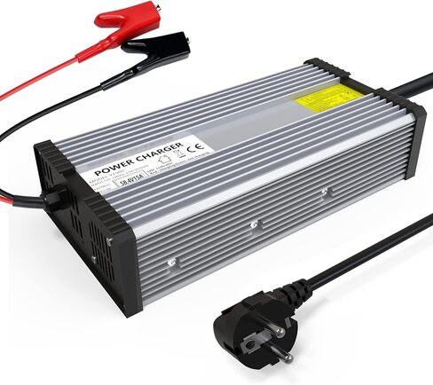 شاحن بطارية LiFePO4 48V 15A، 58.4V LiFePO4 AC - شاحن DC للشحن السريع والحماية الذكية لبطاريات LiFePO4 48V in Kuwait